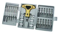 Set biti si surubelnite de precizie 26 piese MANNESMANN - M29301
