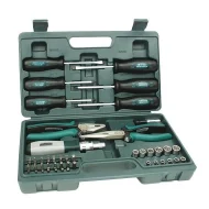 Set Surubelnite si  Biti 45 piese - MANNESMANN - M29110