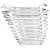 Set 12 Chei Fixe 6-32 mm, Chrom - Vanadium - MANNESMANN - M110-12